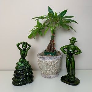 FLAMENCO DANCERS SET OF 2 VINTAGE